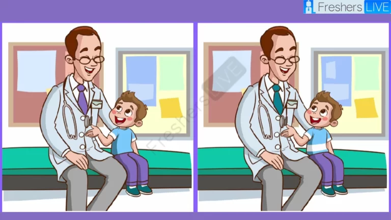 If You Have Extra Sharp Eyes Spot the 3 Differences in this Doctor and Patient Image? Only 3% Succeed!