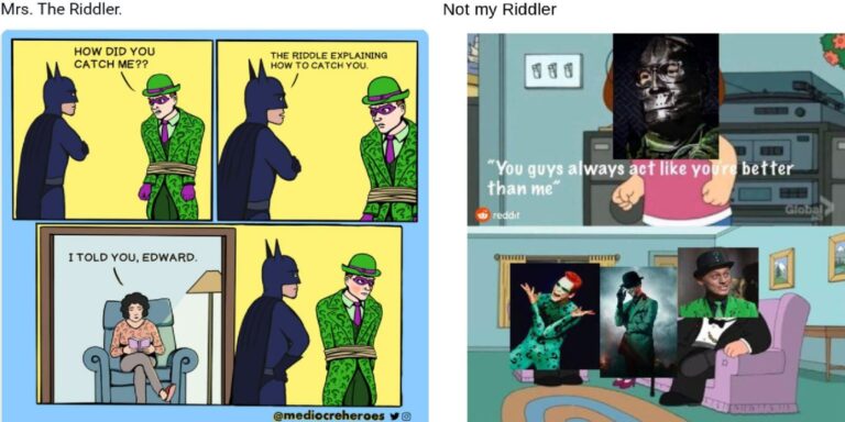 Batman: 10 Memes That Perfectly Sum Up The Riddler As A Character
