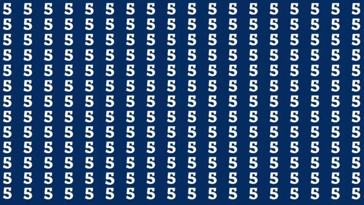 Brain Teasers for Geniuses: Find the Number 9 among 5s in 20 Seconds
