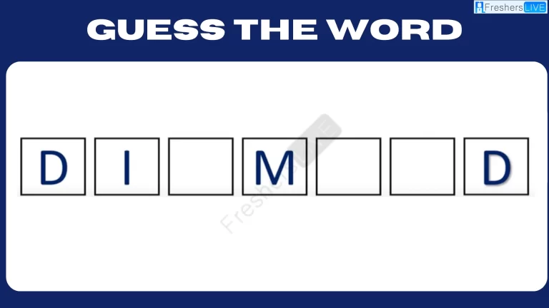 Can You Figure Out the Word in Just 5 Seconds? Only Geniuses Can!