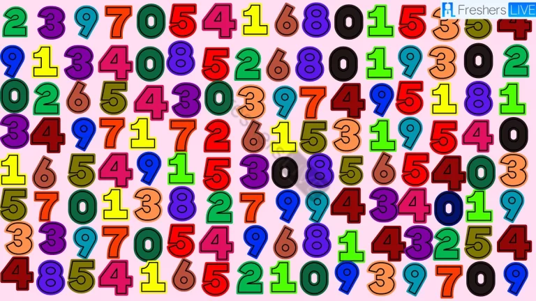 You Have A High IQ If You Can Find the Number 7984 in Under 10 Seconds