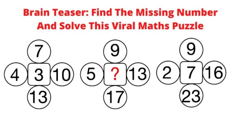 Brain Teaser: Find The Missing Number And Solve This Viral Maths Puzzle
