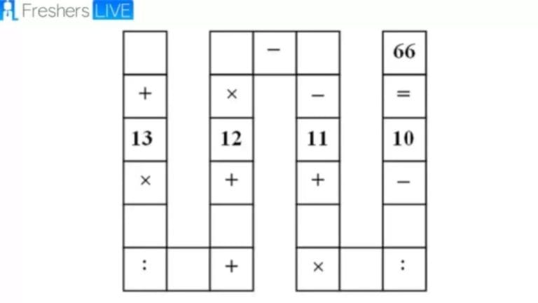 Brain Teaser Math Puzzle: Can You Solve This Sudoku Math Puzzle In 45 Seconds?