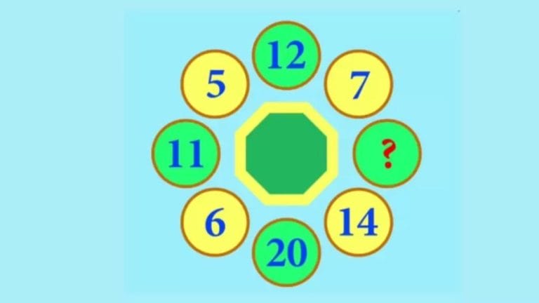 Brain Teaser - What Number Replace The Question Mark?